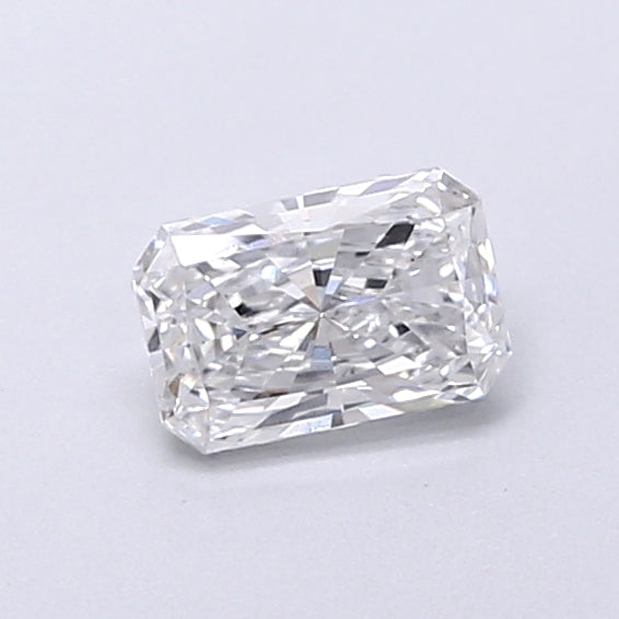 0.48 Carat Radiant Shaped, Very Good Cut, D Color, VS2 Clarity, IGI Certified Lab Grown Diamond