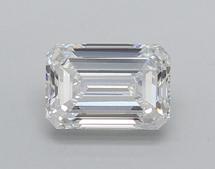 1.02 Carat Emerald Shaped, Excellent Cut, E Color, VS2 Clarity, IGI Certified Lab Grown Diamond