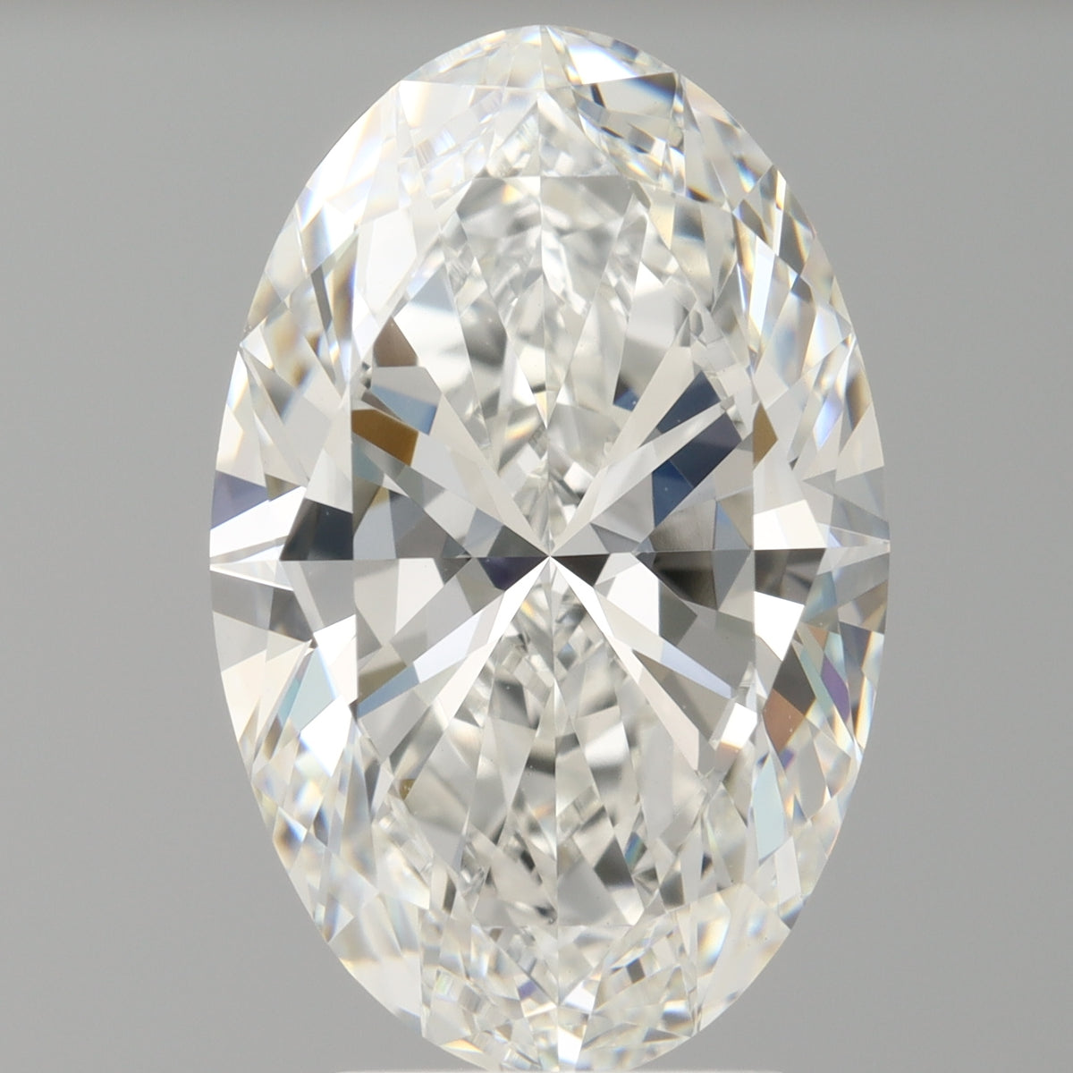 4.07 Carat Oval Shaped, Ideal Cut, F Color, VVS2 Clarity, IGI Certified Lab Grown Diamond