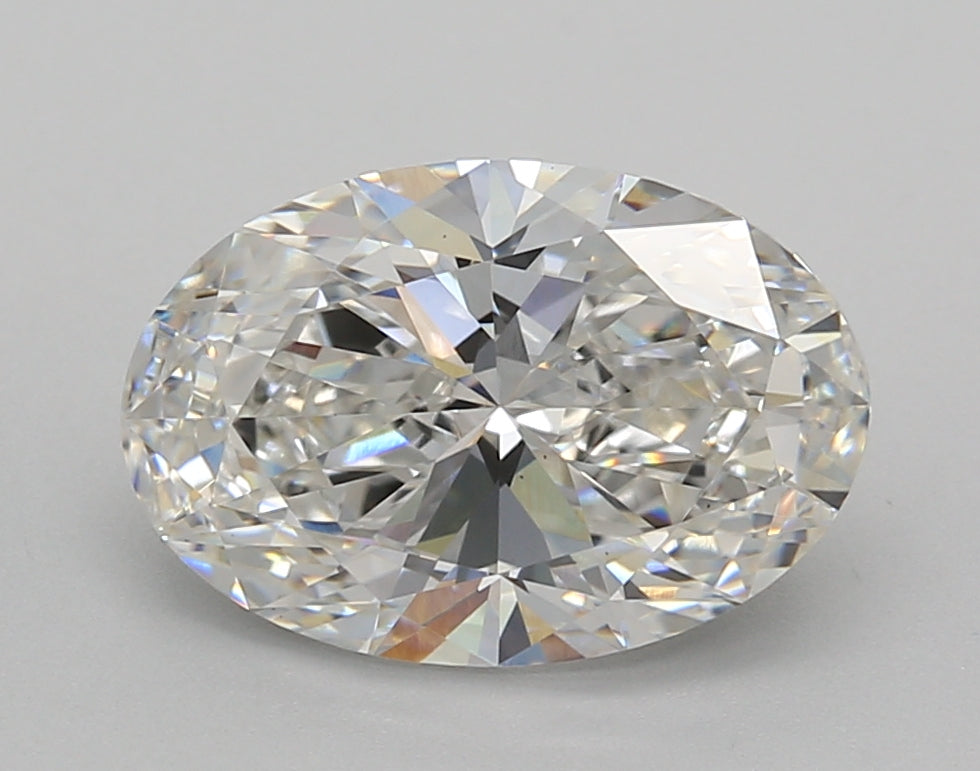 2.90 Carat Oval Shaped, Excellent Cut, F Color, VS1 Clarity, IGI Certified Lab Grown Diamond