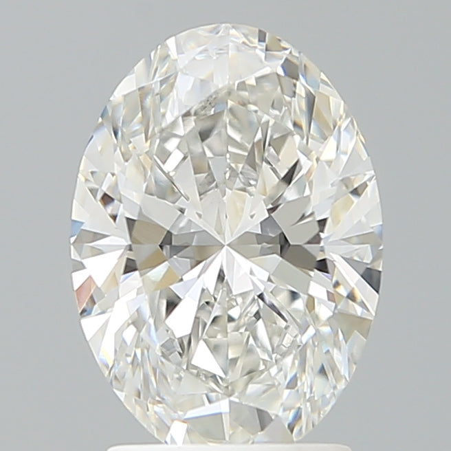 2.28 Carat Oval Shaped, Ideal Cut, F Color, VVS2 Clarity, IGI Certified Lab Grown Diamond