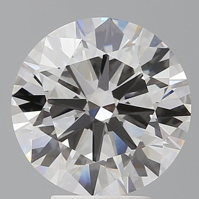 4.50 Carat Round Shaped, Ideal Cut, F Color, VVS2 Clarity, IGI Certified Lab Grown Diamond