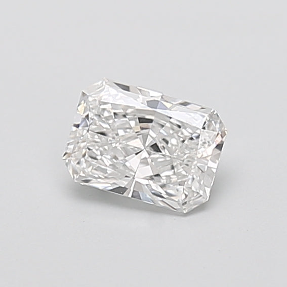 0.70 Carat Radiant Shaped, Very Good Cut, D Color, VVS2 Clarity, IGI Certified Lab Grown Diamond