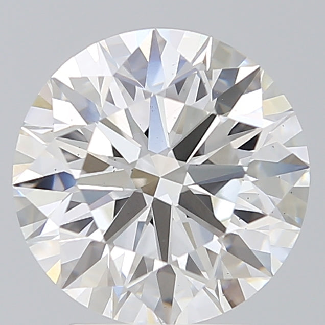 3.33 Carat Round Shaped, Ideal Cut, G Color, VS2 Clarity, IGI Certified Lab Grown Diamond