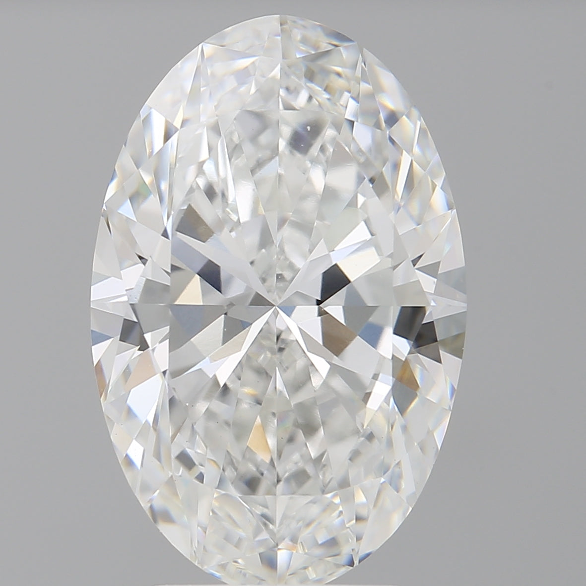 4.06 Carat Oval Shaped, Ideal Cut, E Color, VVS2 Clarity, IGI Certified Lab Grown Diamond