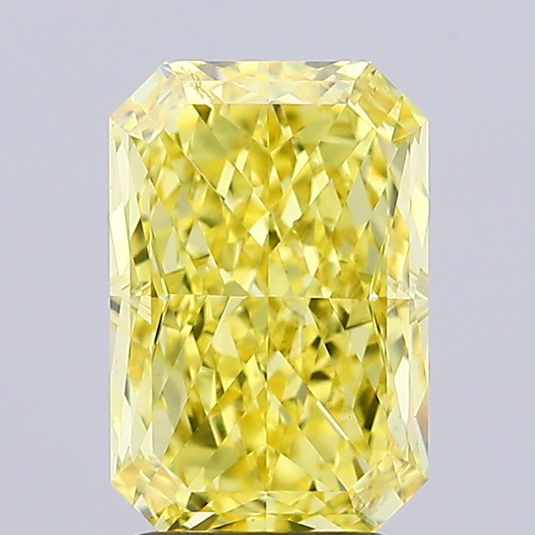 3.42 Carat Radiant Shaped, Excellent Cut, VVS2 Clarity, IGI Certified Lab Grown Diamond