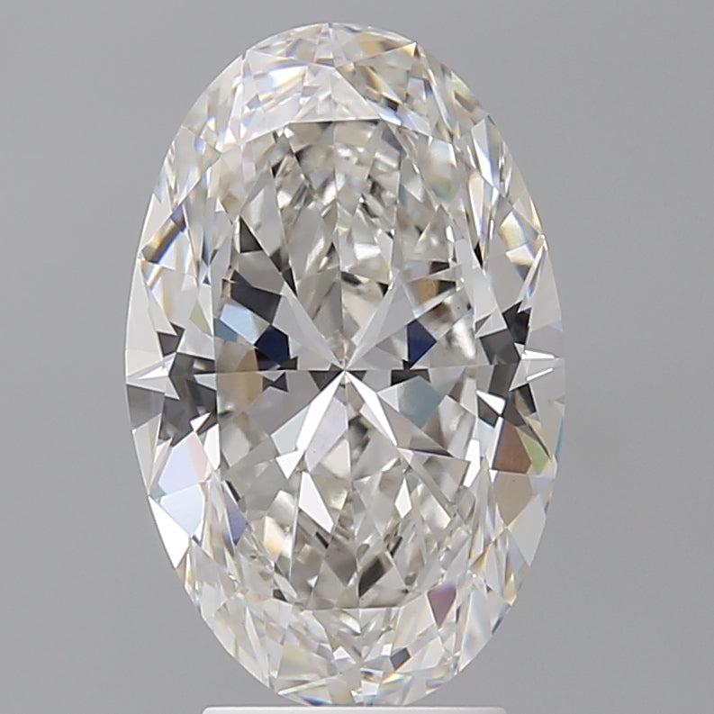 4.06 Carat Oval Shaped, Ideal Cut, F Color, VVS2 Clarity, IGI Certified Lab Grown Diamond