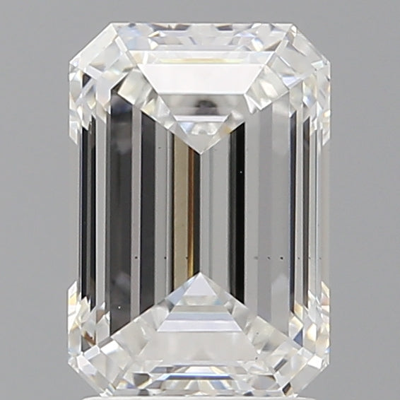 2.60 Carat Emerald Shaped, Ideal Cut, D Color, VS1 Clarity, IGI Certified Lab Grown Diamond