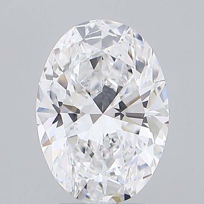 2.78 Carat Oval Shaped, Excellent Cut, D Color, IF Clarity, IGI Certified Lab Grown Diamond