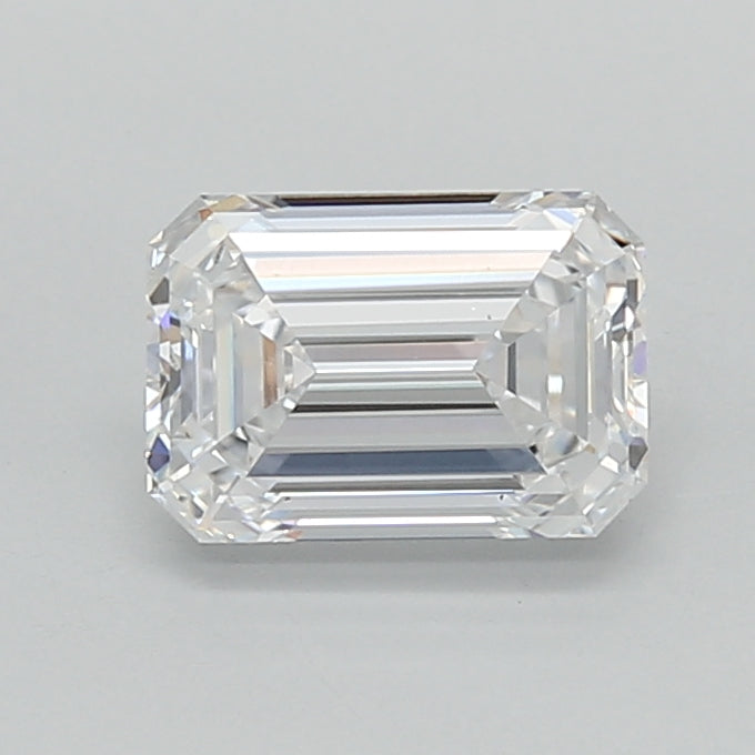 1.04 Carat Emerald Shaped, Very Good Cut, D Color, VVS2 Clarity, IGI Certified Lab Grown Diamond