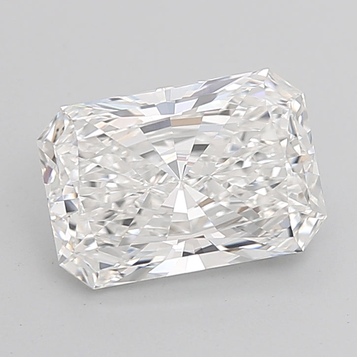 4.04 Carat Radiant Shaped, Ideal Cut, E Color, VVS2 Clarity, IGI Certified Lab Grown Diamond