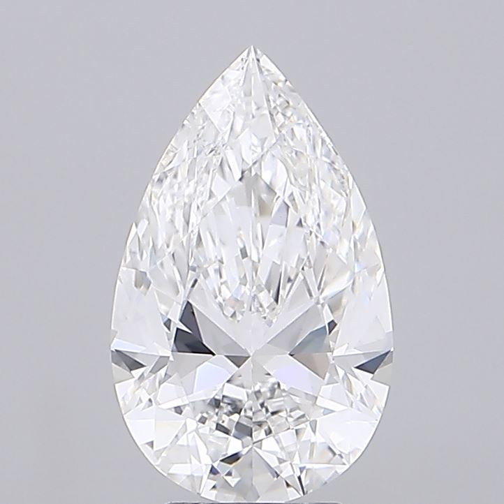 4.02 Carat Pear Shaped, Ideal Cut, E Color, VS1 Clarity, IGI Certified Lab Grown Diamond