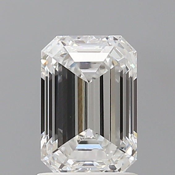 1.59 Carat Emerald Shaped, Ideal Cut, D Color, VVS2 Clarity, IGI Certified Lab Grown Diamond