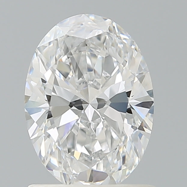 1.08 Carat Oval Shaped, Ideal Cut, D Color, VS1 Clarity, IGI Certified Lab Grown Diamond