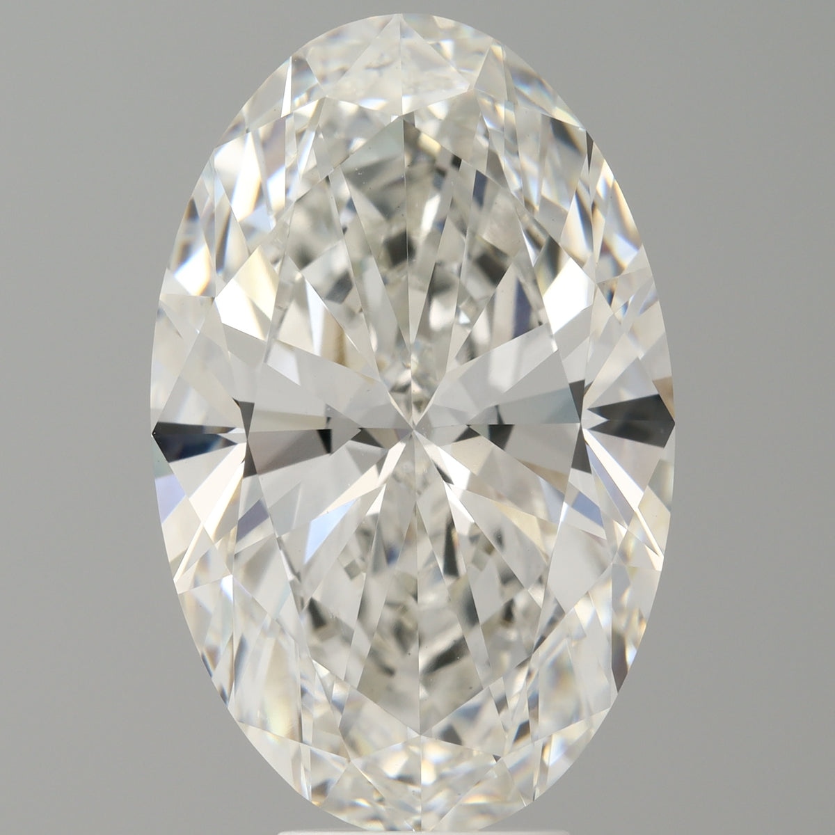 7.04 Carat Oval Shaped, Excellent Cut, F Color, VVS2 Clarity, IGI Certified Lab Grown Diamond