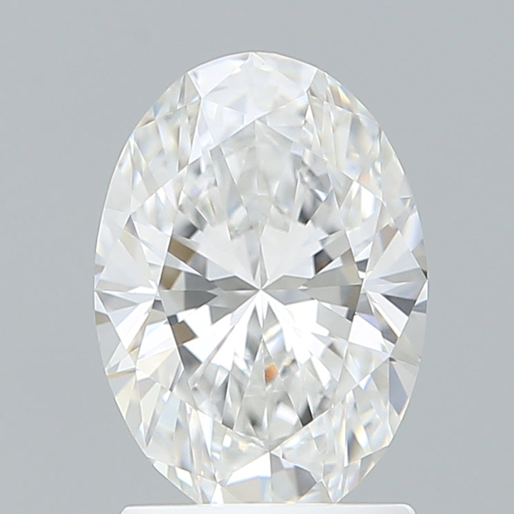 1.72 Carat Oval Shaped, Ideal Cut, D Color, VVS2 Clarity, IGI Certified Lab Grown Diamond