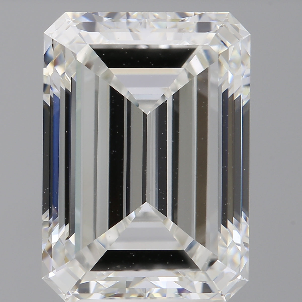 6.46 Carat Emerald Shaped, Excellent Cut, F Color, VVS2 Clarity, IGI Certified Lab Grown Diamond