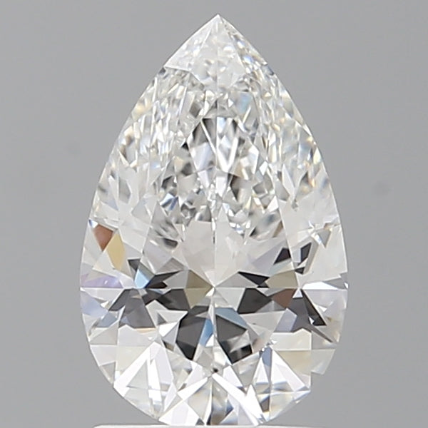 1.60 Carat Pear Shaped, Ideal Cut, E Color, VVS2 Clarity, IGI Certified Lab Grown Diamond
