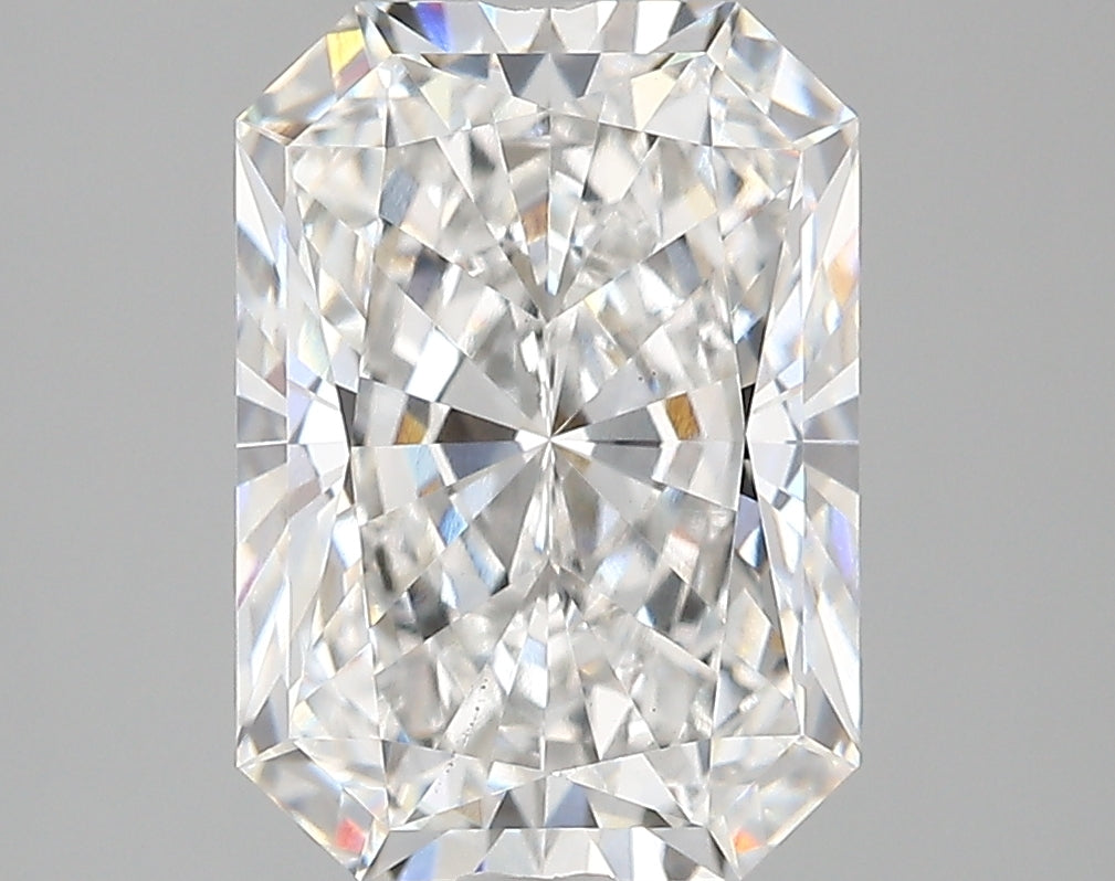 4.14 Carat Radiant Shaped, Very Good Cut, E Color, VS1 Clarity, IGI Certified Lab Grown Diamond