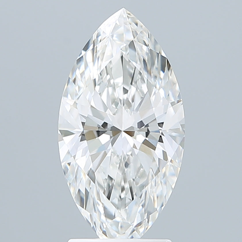 2.59 Carat Marquise Shaped, Ideal Cut, F Color, VVS2 Clarity, IGI Certified Lab Grown Diamond