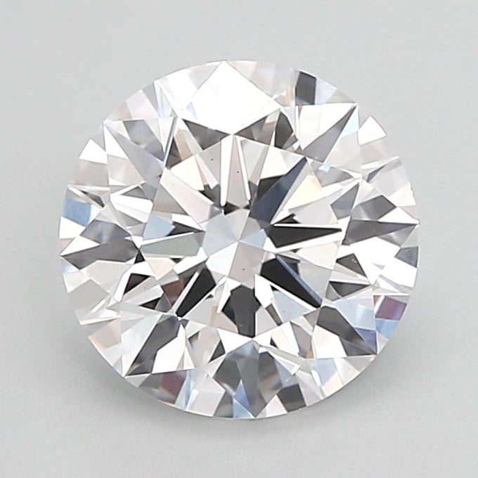 2.02 Carat Round Shaped, Ideal Cut, D Color, VS1 Clarity, IGI Certified Lab Grown Diamond