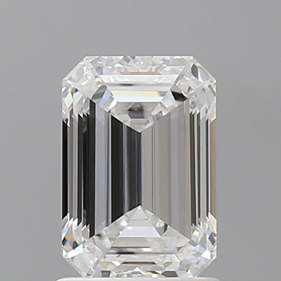 1.60 Carat Emerald Shaped, Ideal Cut, D Color, VVS2 Clarity, IGI Certified Lab Grown Diamond