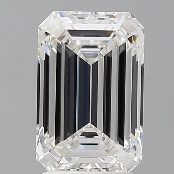 2.60 Carat Emerald Shaped, Ideal Cut, E Color, VVS2 Clarity, IGI Certified Lab Grown Diamond
