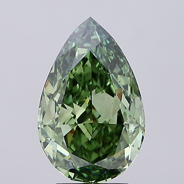 4.11 Carat Pear Shaped, Ideal Cut, VVS2 Clarity, IGI Certified Lab Grown Diamond