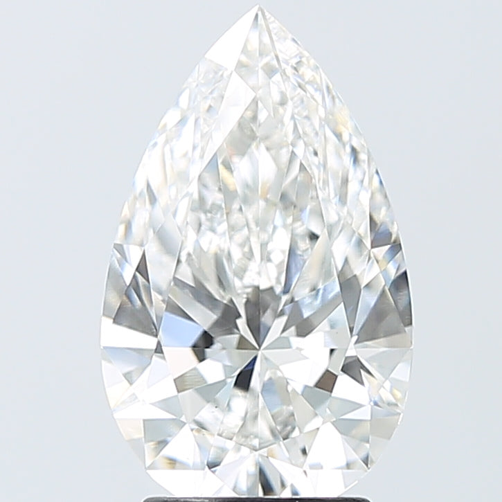 3.01 Carat Pear Shaped, Ideal Cut, E Color, VS1 Clarity, IGI Certified Lab Grown Diamond