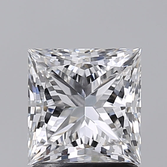 1.51 Carat Princess Shaped, Ideal Cut, E Color, VVS2 Clarity, IGI Certified Lab Grown Diamond