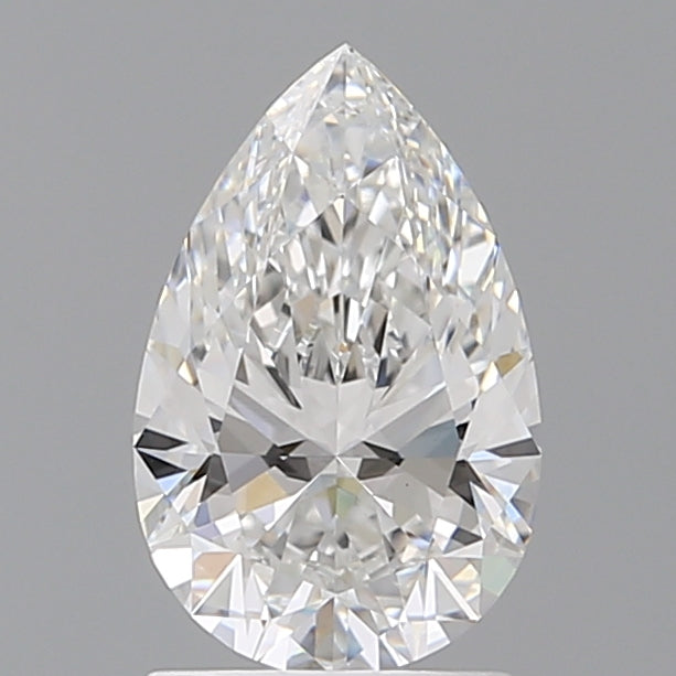 1.60 Carat Pear Shaped, Ideal Cut, E Color, VS1 Clarity, IGI Certified Lab Grown Diamond