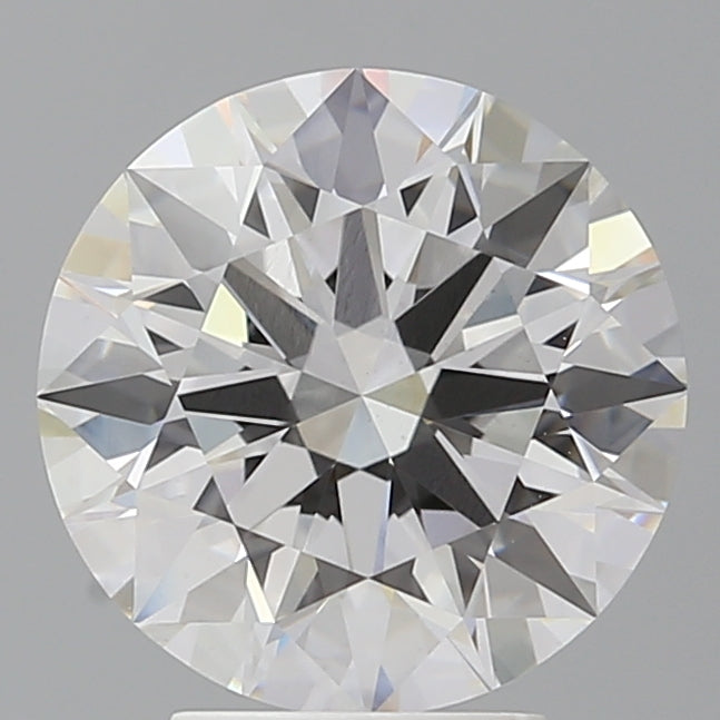 4.05 Carat Round Shaped, Ideal Cut, F Color, VVS2 Clarity, IGI Certified Lab Grown Diamond