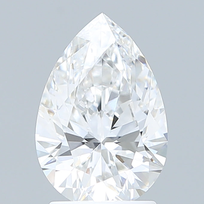 2.09 Carat Pear Shaped, Ideal Cut, D Color, VVS2 Clarity, IGI Certified Lab Grown Diamond