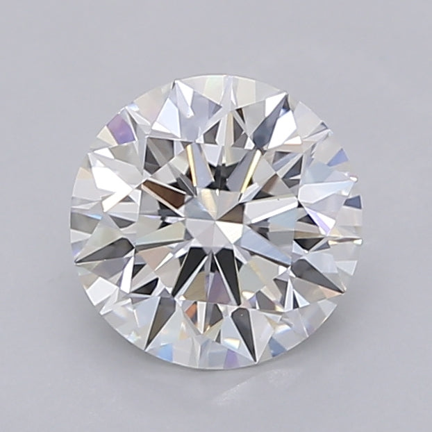 1.53 Carat Round Shaped, Ideal Cut, D Color, VVS2 Clarity, IGI Certified Lab Grown Diamond