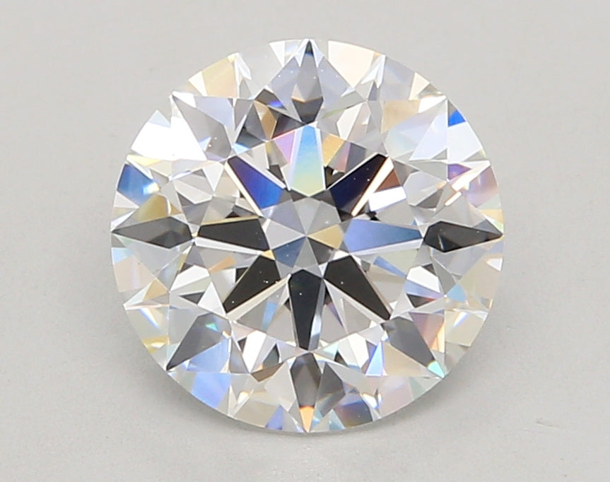 3.05 Carat Round Shaped, Ideal Cut, D Color, VVS2 Clarity, IGI Certified Lab Grown Diamond