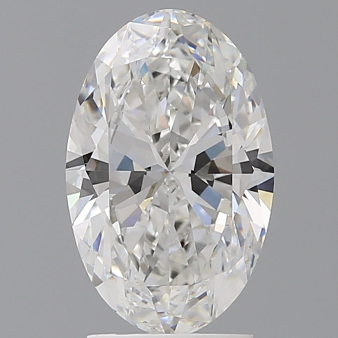 2.50 Carat Oval Shaped, Ideal Cut, E Color, VVS2 Clarity, IGI Certified Lab Grown Diamond