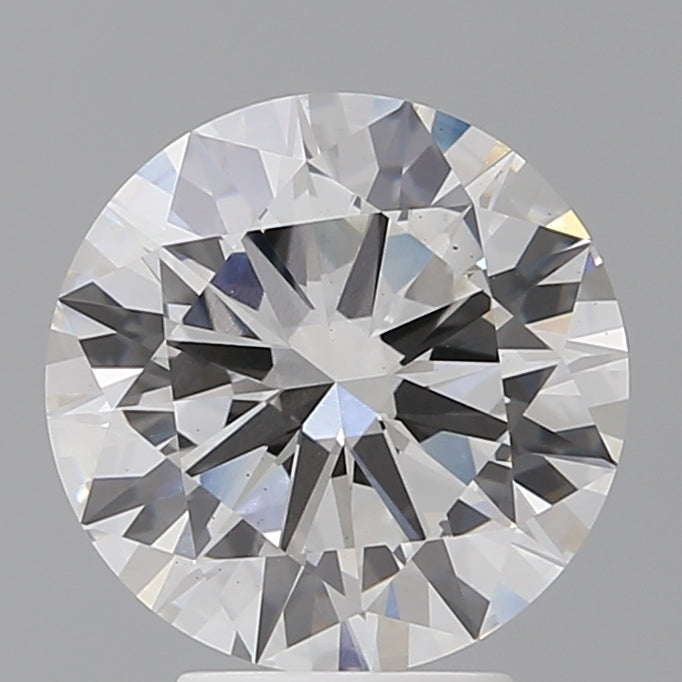 4.05 Carat Round Shaped, Excellent Cut, E Color, VS1 Clarity, IGI Certified Lab Grown Diamond