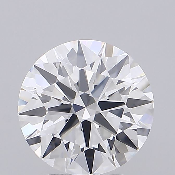 2.01 Carat Round Shaped, Ideal Cut, E Color, FL Clarity, IGI Certified Lab Grown Diamond