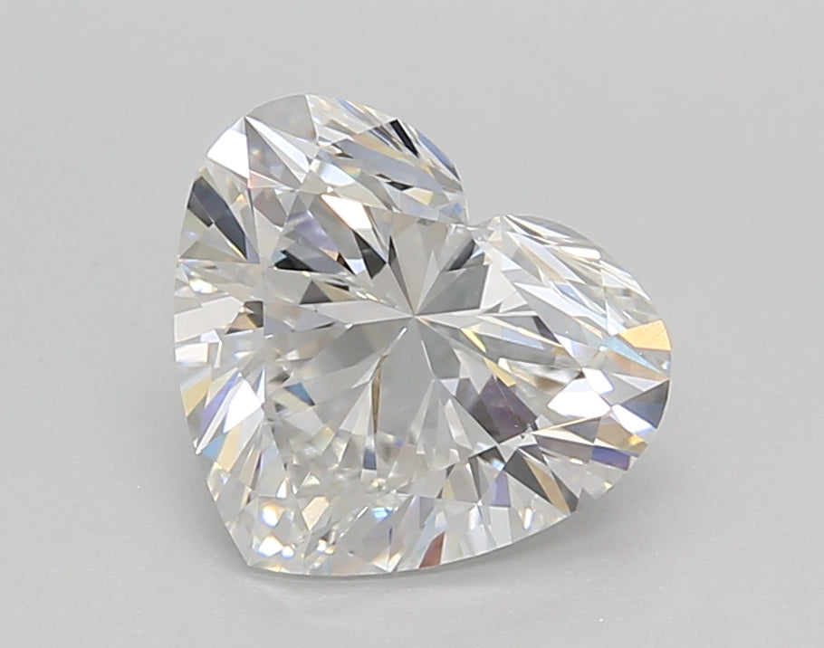2.02 Carat Heart Shaped, Excellent Cut, E Color, VVS1 Clarity, IGI Certified Lab Grown Diamond