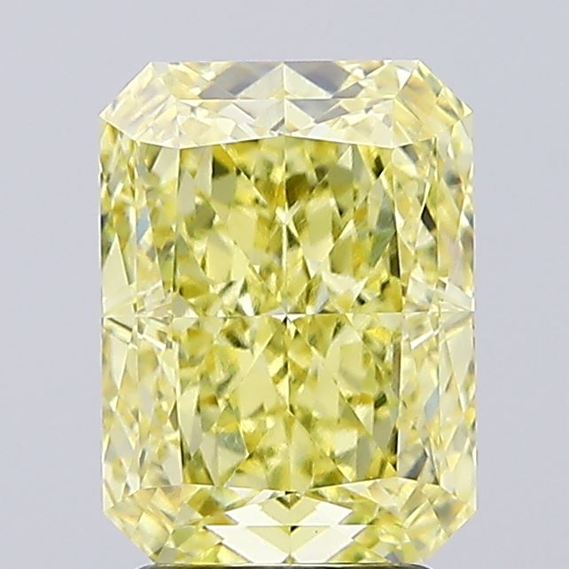 3.22 Carat Radiant Shaped, Ideal Cut, VVS2 Clarity, IGI Certified Lab Grown Diamond