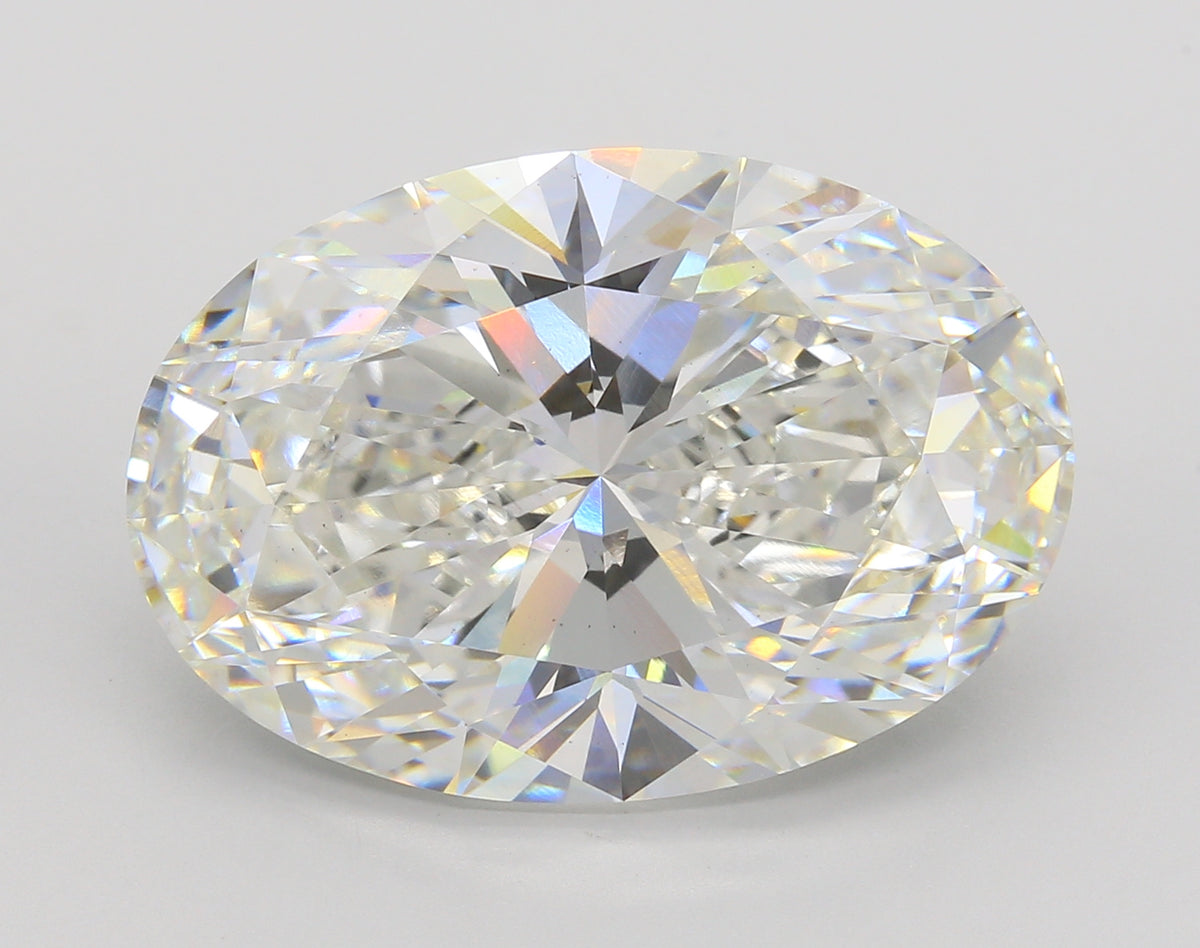 15.32 Carat Oval Shaped, Ideal Cut, F Color, VS1 Clarity, IGI Certified Lab Grown Diamond