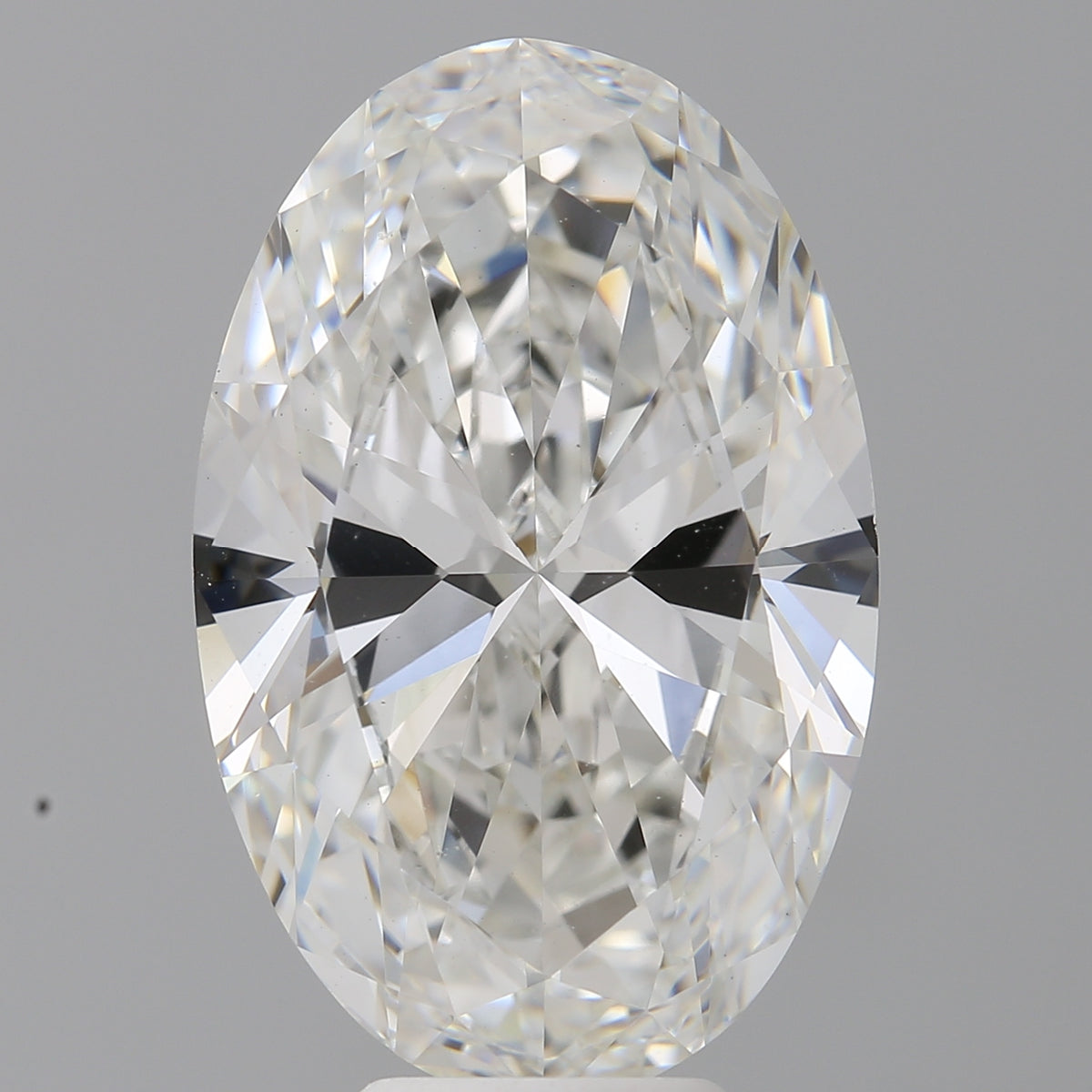 7.02 Carat Oval Shaped, Excellent Cut, F Color, VVS2 Clarity, IGI Certified Lab Grown Diamond