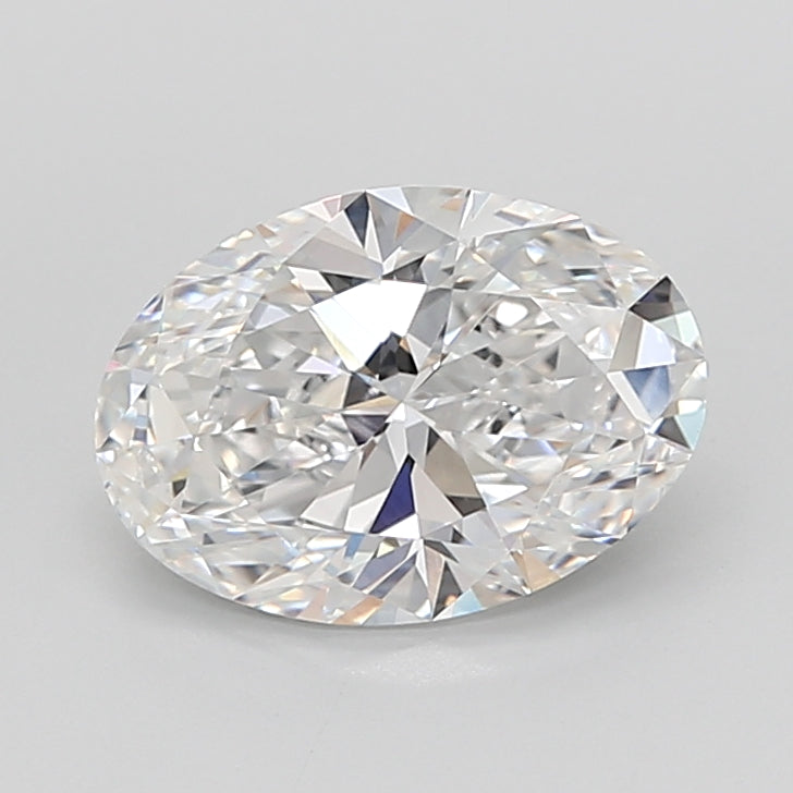4.02 Carat Oval Shaped, Ideal Cut, E Color, VVS2 Clarity, IGI Certified Lab Grown Diamond