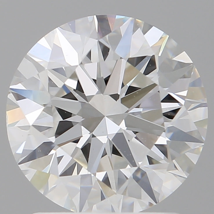 2.01 Carat Round Shaped, Excellent Cut, E Color, VS1 Clarity, IGI Certified Lab Grown Diamond