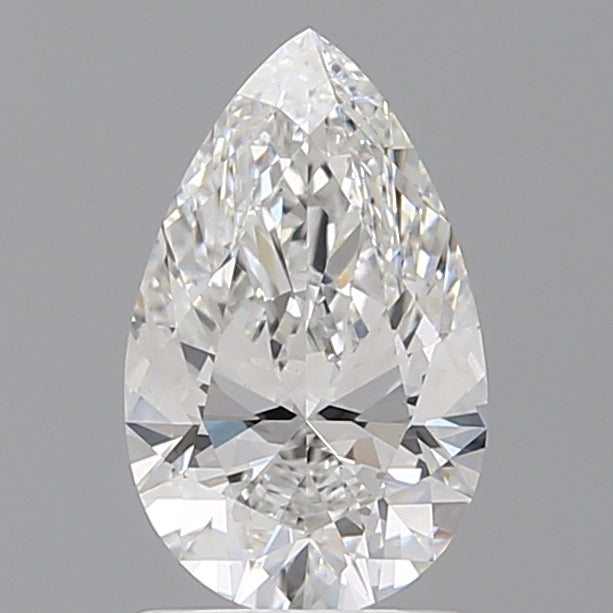 1.60 Carat Pear Shaped, Ideal Cut, E Color, VVS2 Clarity, IGI Certified Lab Grown Diamond