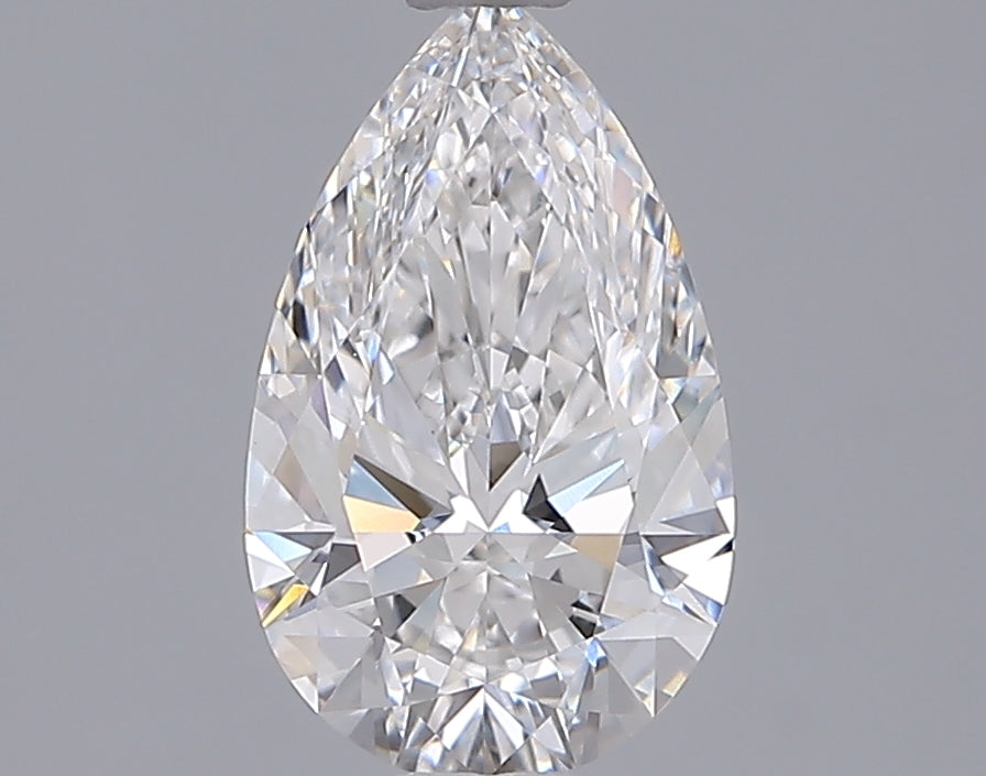 1.55 Carat Pear Shaped, Ideal Cut, E Color, VVS2 Clarity, IGI Certified Lab Grown Diamond