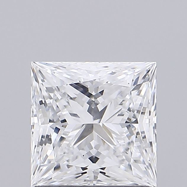 1.00 Carat Princess Shaped, Ideal Cut, D Color, VS1 Clarity, IGI Certified Lab Grown Diamond
