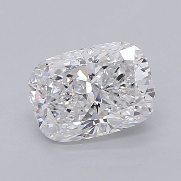 1.24 Carat Cushion Shaped, Excellent Cut, D Color, VVS2 Clarity, IGI Certified Lab Grown Diamond