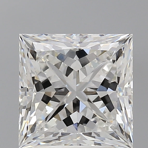 3.57 Carat Princess Shaped, Ideal Cut, E Color, VS1 Clarity, IGI Certified Lab Grown Diamond