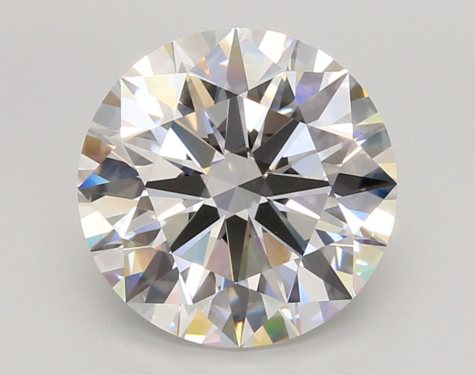 5.02 Carat Round Shaped, Ideal Cut, F Color, VVS2 Clarity, IGI Certified Lab Grown Diamond